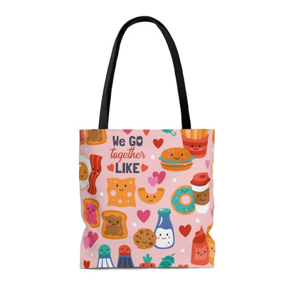 Food Pair Love Tote Bag - Puffin Lime