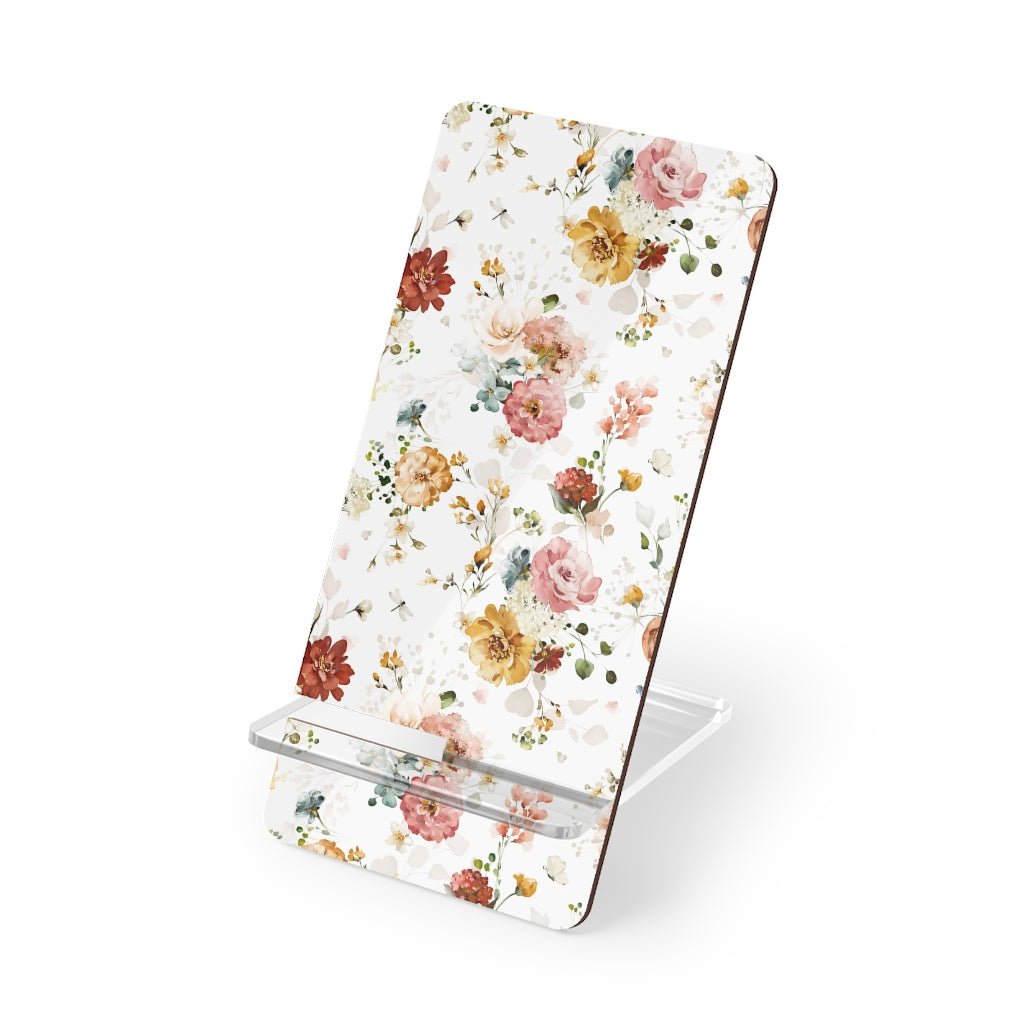 Garden Flowers Mobile Display Stand for Smartphones - Puffin Lime
