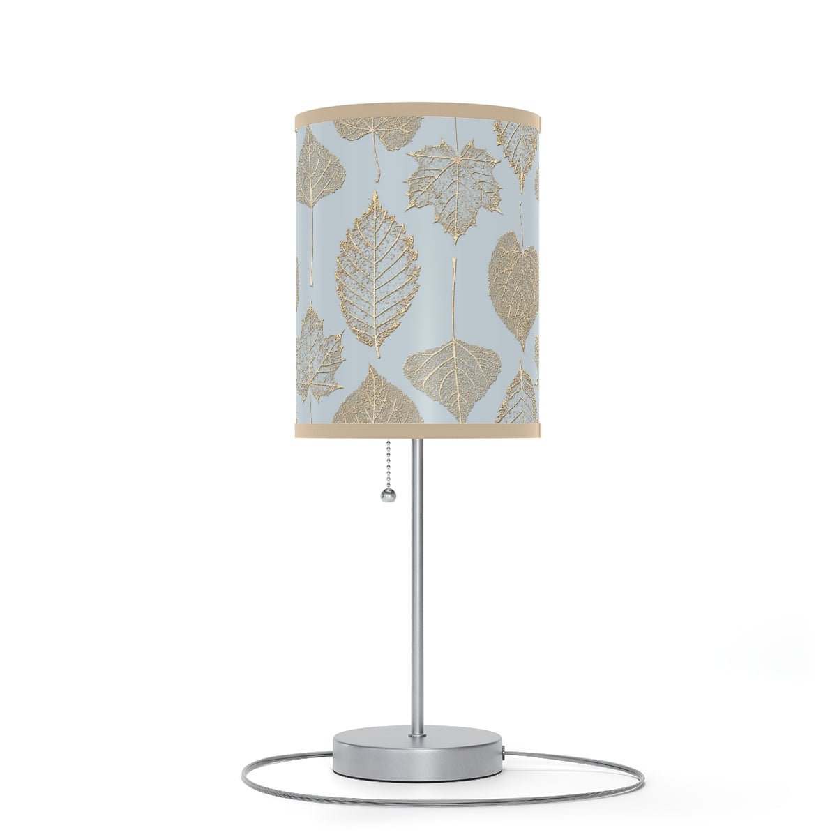 Gold Autumn Leaves Table Lamp - Puffin Lime