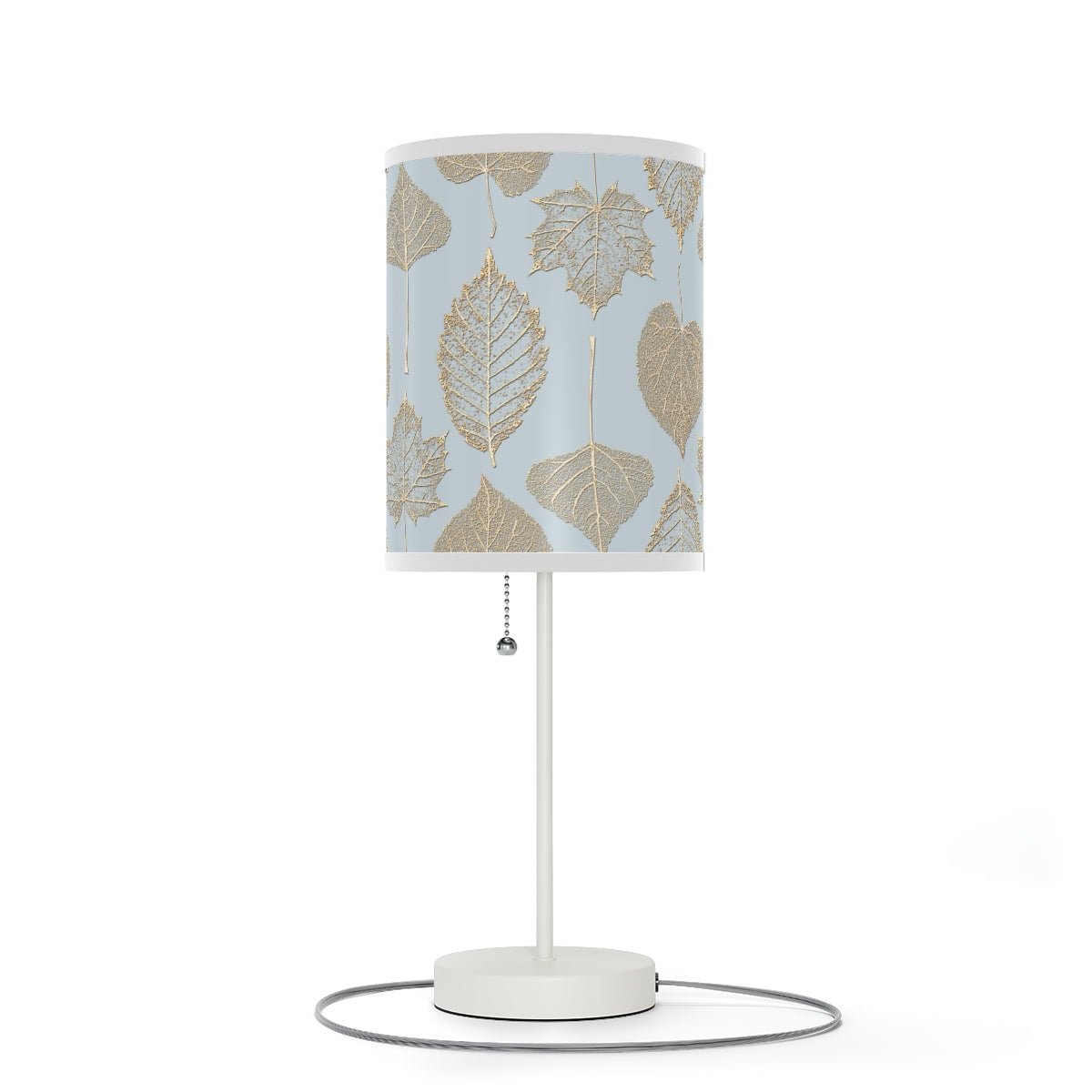 Gold Autumn Leaves Table Lamp - Puffin Lime