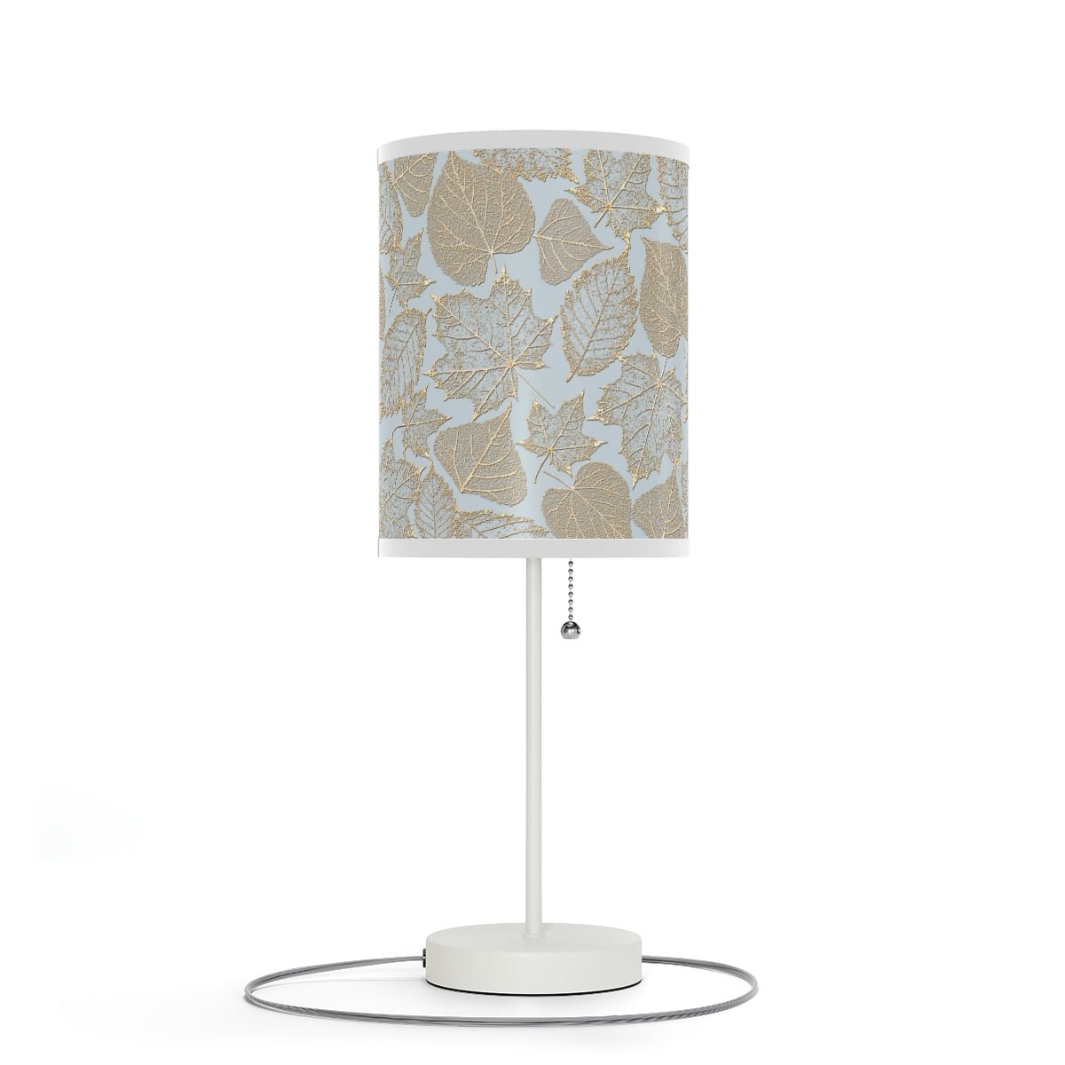 Gold Autumn Maple Leaves Table Lamp - Puffin Lime