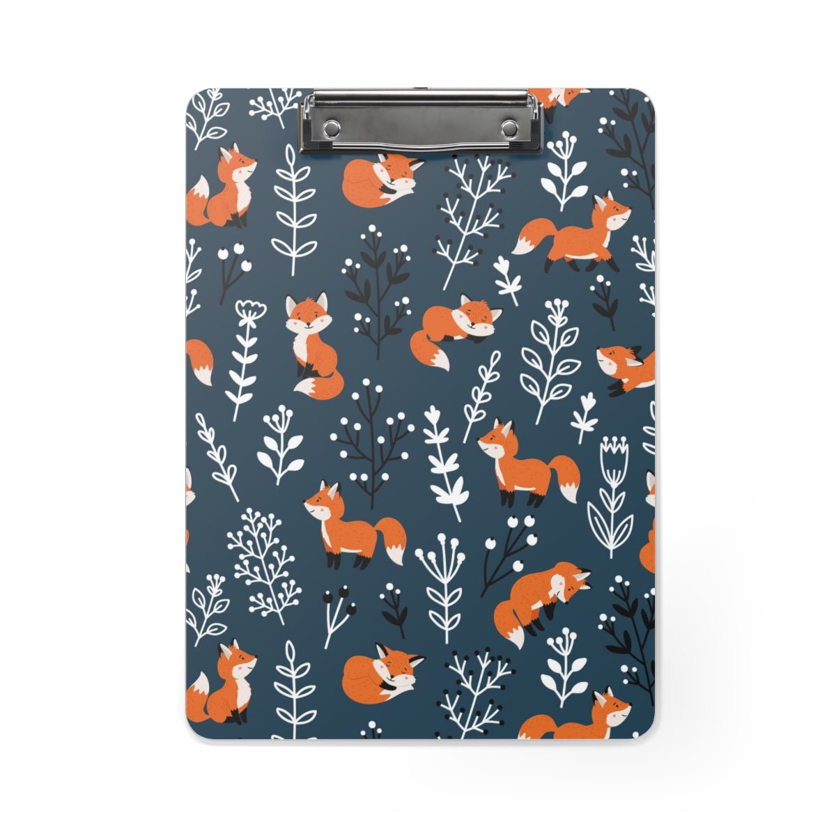 Happy Foxes Clipboard - Puffin Lime