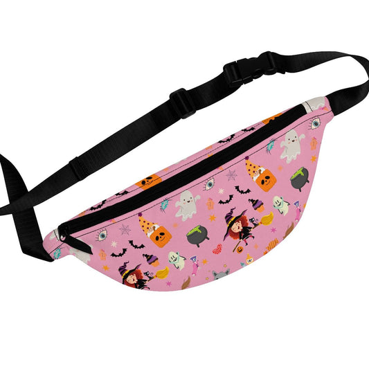 Happy Halloween Fanny Pack - Puffin Lime