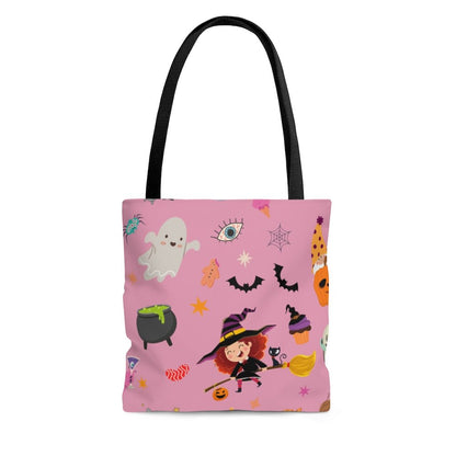 Happy Halloween Tote Bag - Puffin Lime