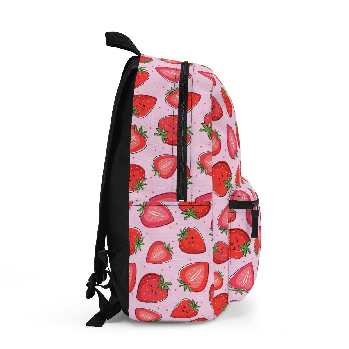 Kawaii Strawberries Backpack - Puffin Lime