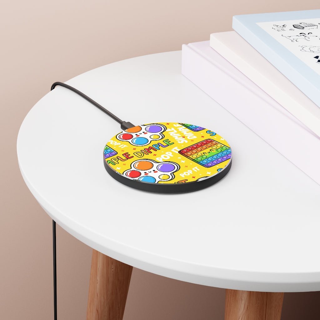 Kawaii Toys Wireless Charger - Puffin Lime