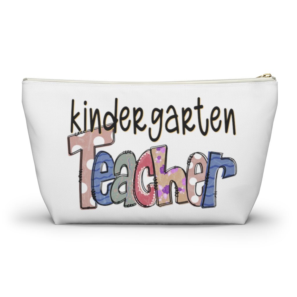 Kindergarten Teacher Accessory Pouch w T-bottom - Puffin Lime