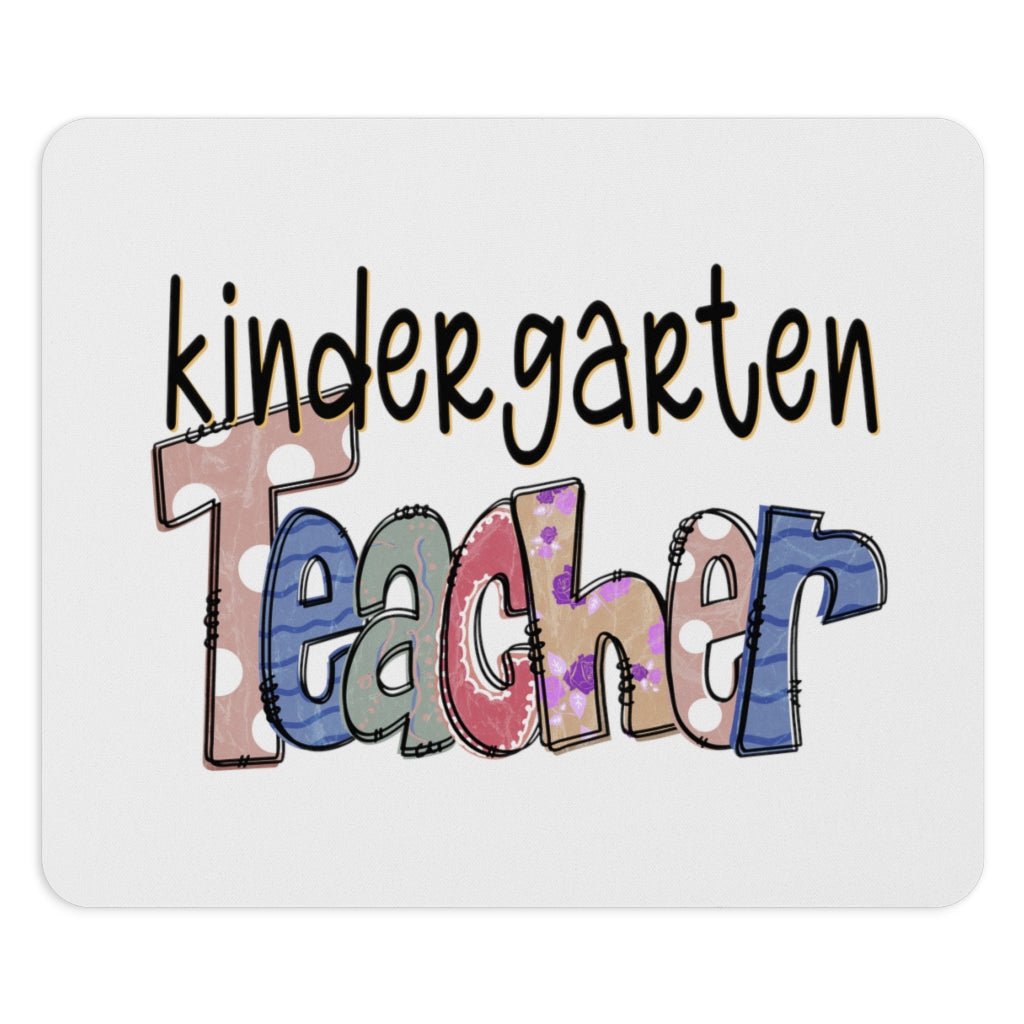 Kindergarten Teacher Mouse Pad - Puffin Lime