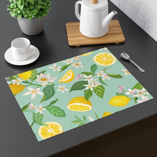 Lemons and Flowers Placemat