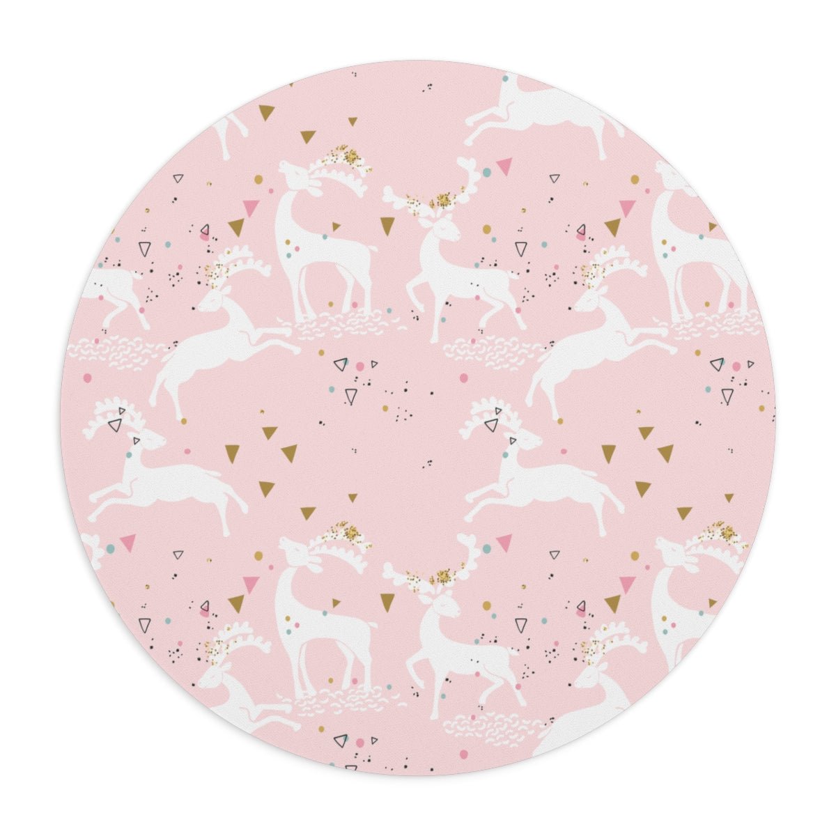 Magical Reindeers Mouse Pad - Puffin Lime