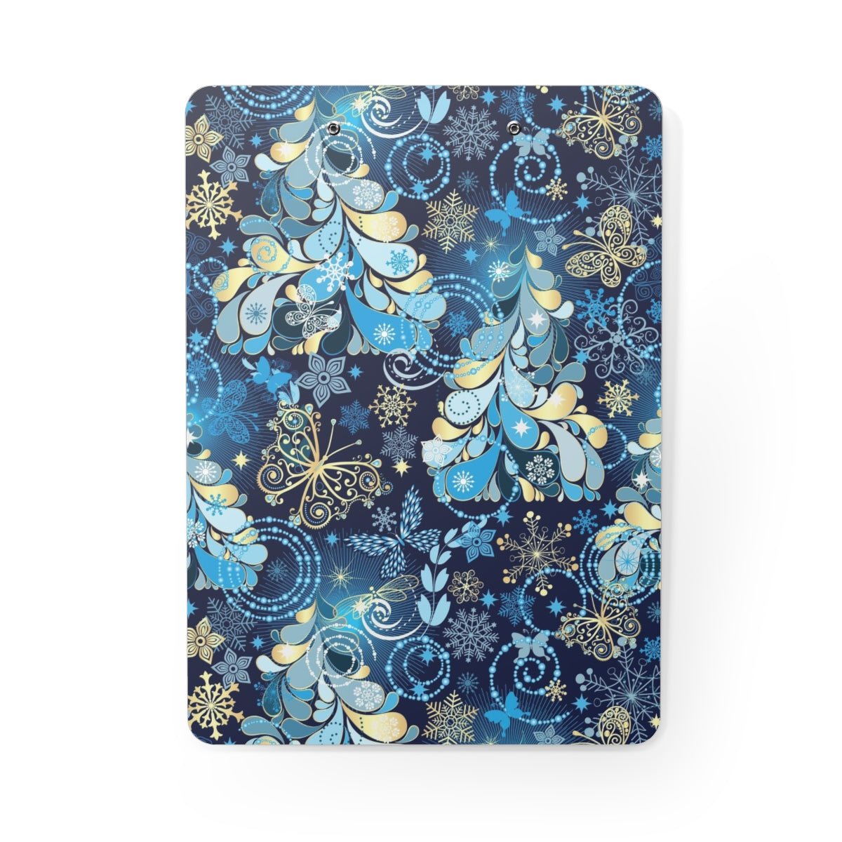 Magical Snowflakes Clipboard - Puffin Lime