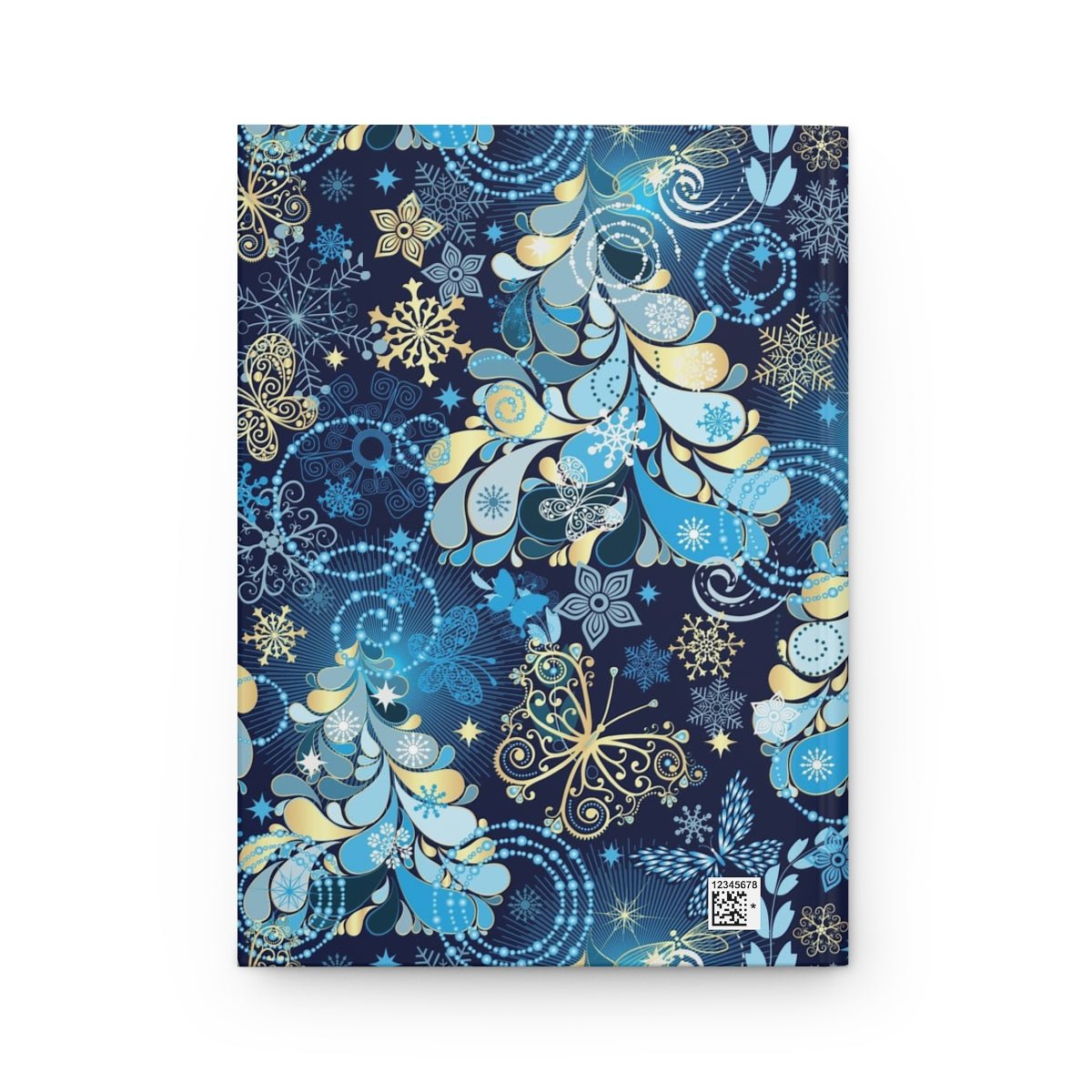 Magical Snowflakes Hardcover Journal Matte - Puffin Lime