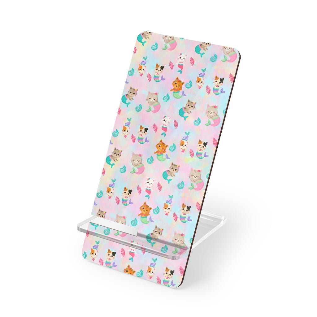 Mermaid Kittens Mobile Display Stand for Smartphones - Puffin Lime