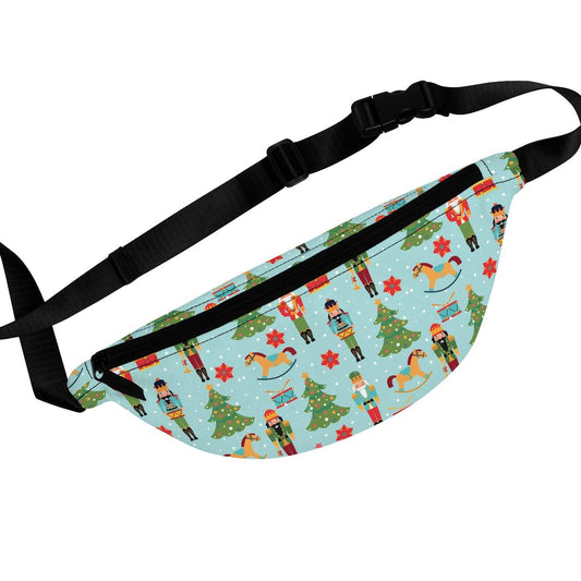 Nutcrackers and Rocking Horses Fanny Pack - Puffin Lime