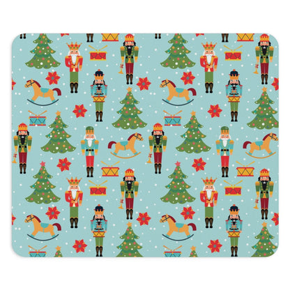 Nutcrackers and Rocking Horses Mouse Pad - Puffin Lime