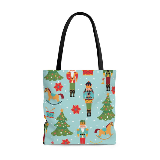 Nutcrackers and Rocking Horses Tote Bag - Puffin Lime