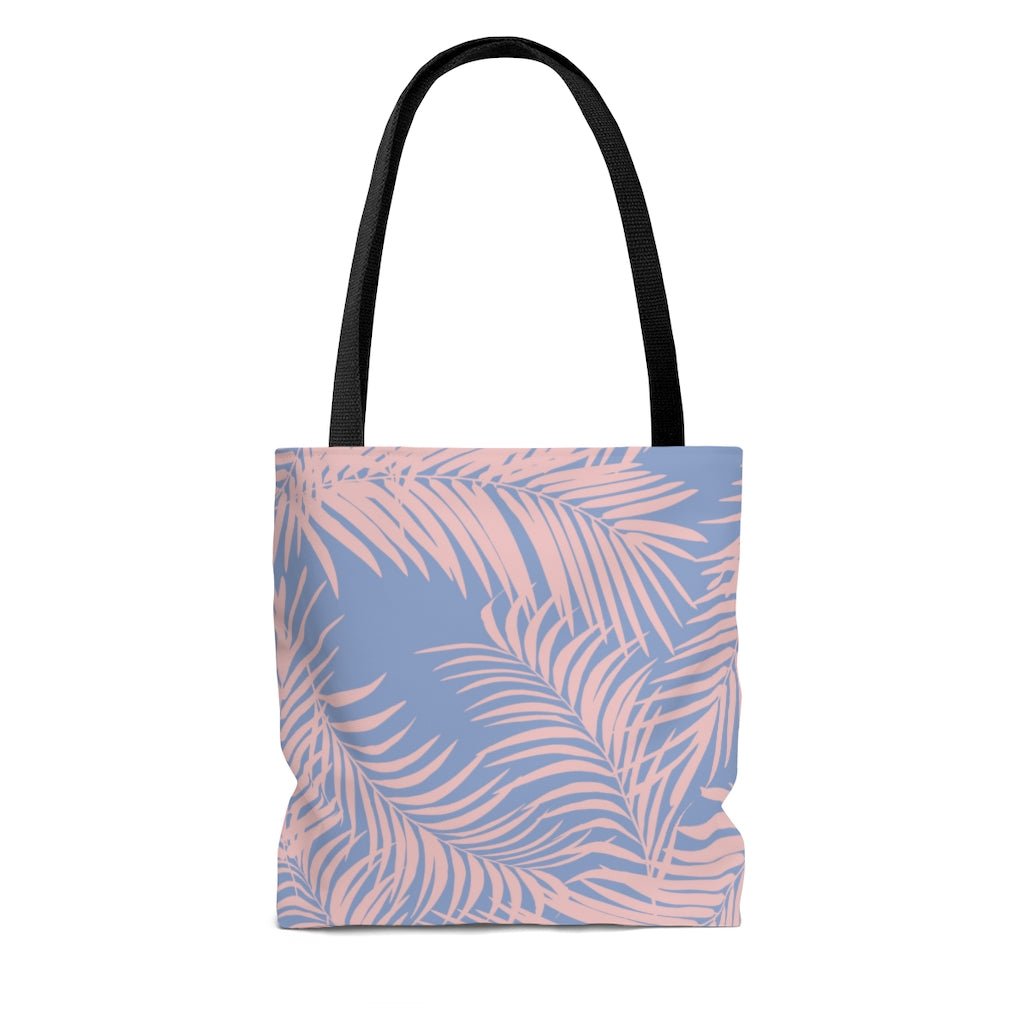Palm Tree Leaves Tote Bag - Puffin Lime