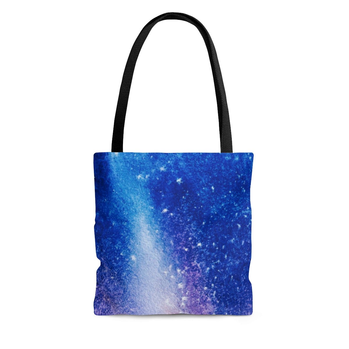Pink and Blue Galaxy Capricorn Tote Bag - Puffin Lime