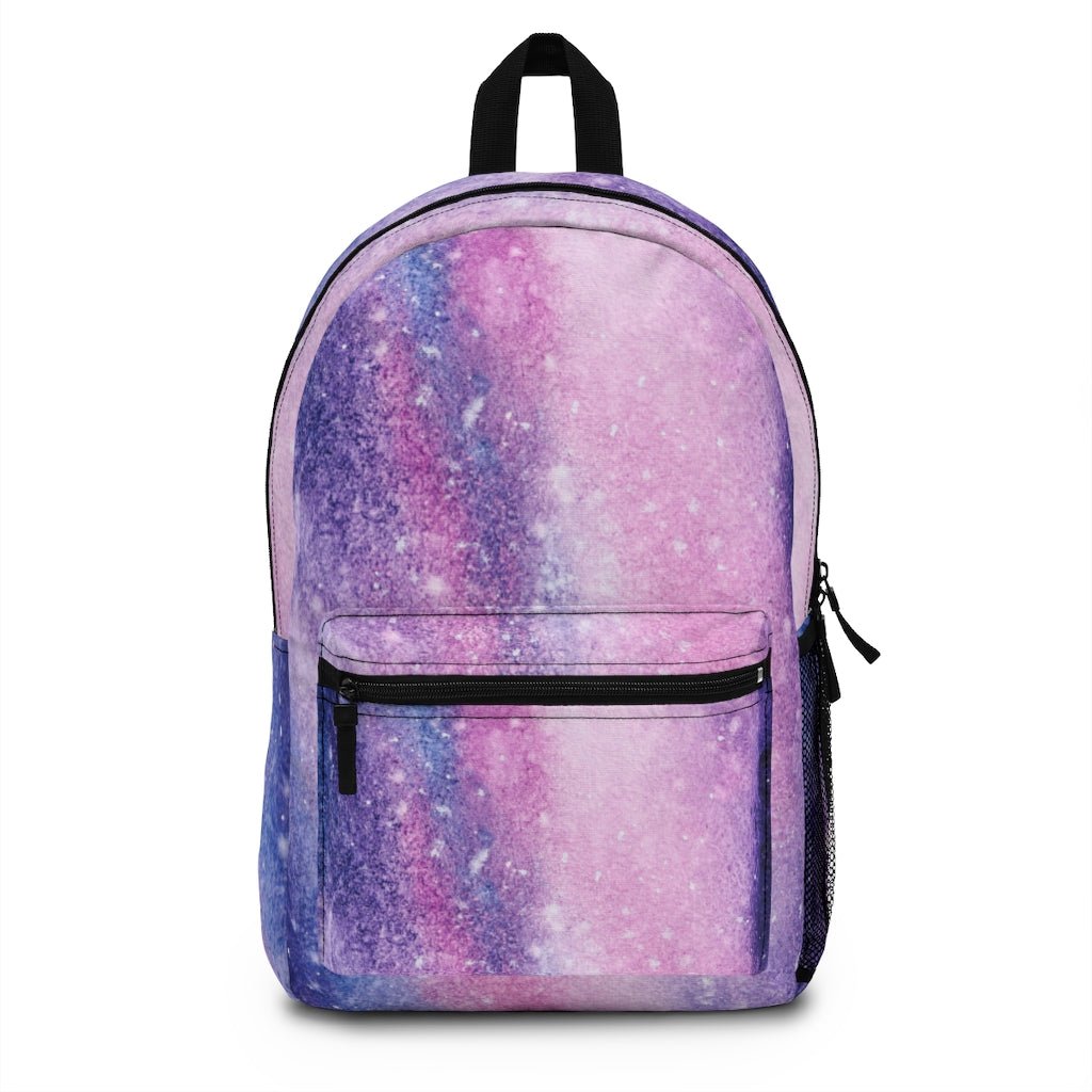 Pink Galaxy Backpack (Made in USA) - Puffin Lime