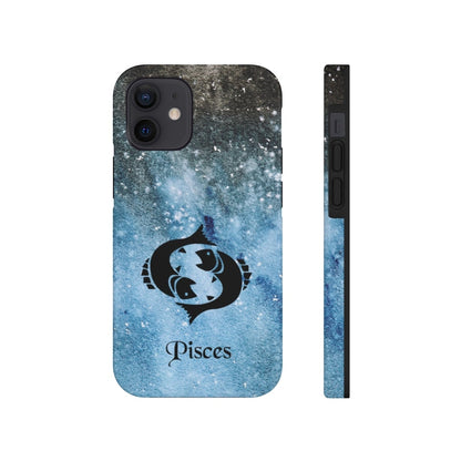 Pisces Zodiac Sign Phone Case - Pisces Birthday Gift - Puffin Lime