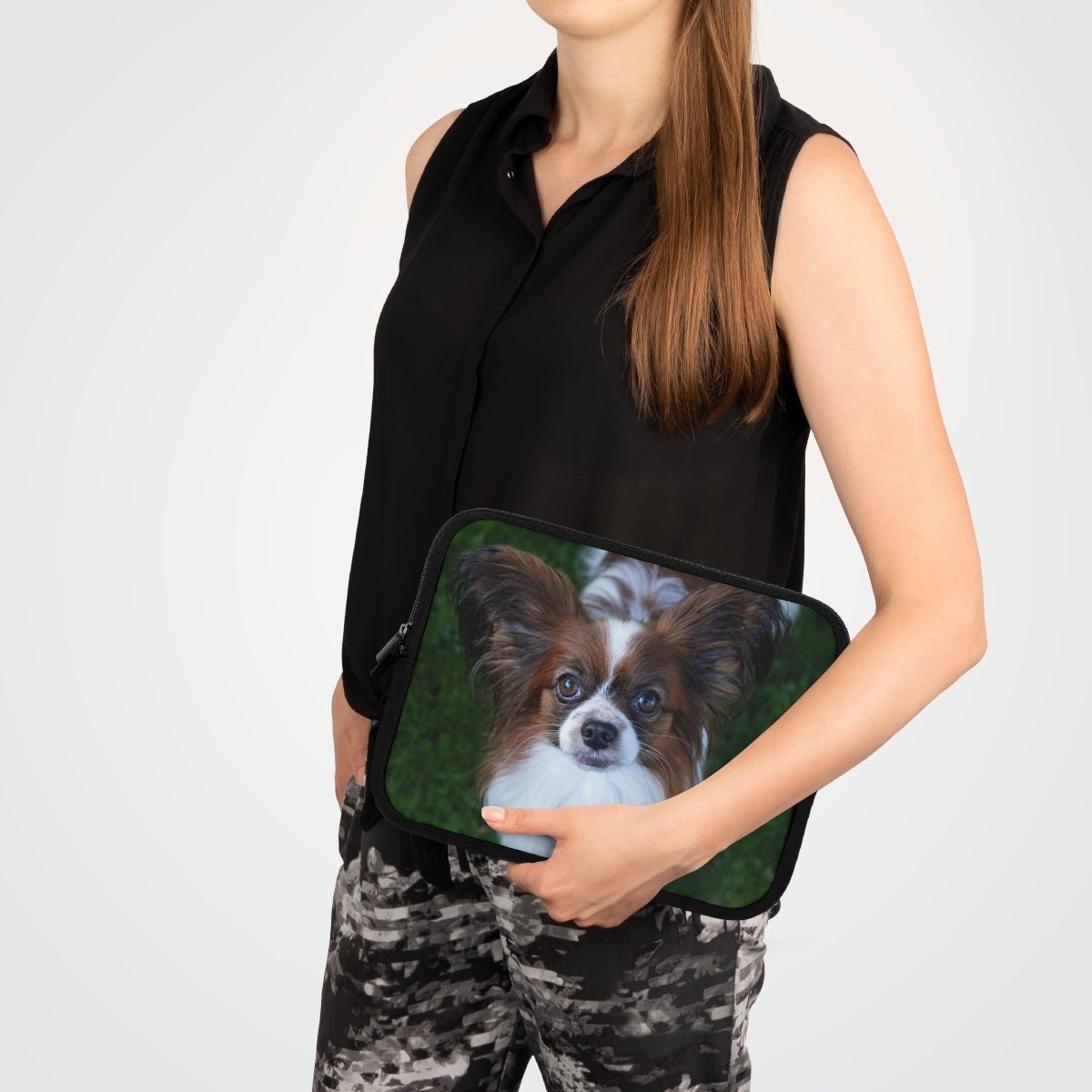 Sable Papillon Laptop Sleeve - Puffin Lime