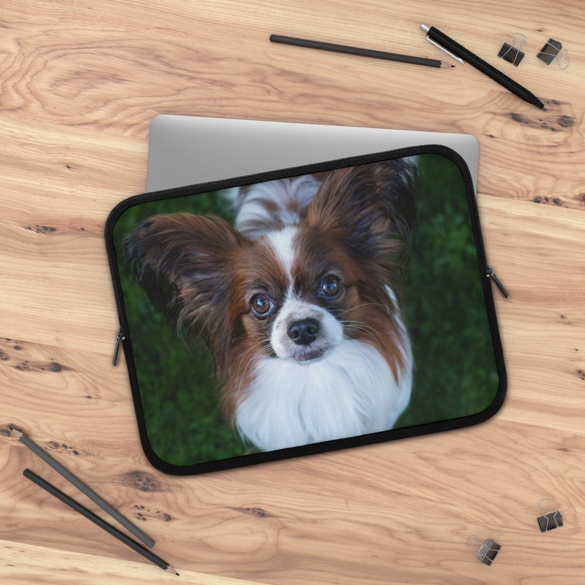 Sable Papillon Laptop Sleeve - Puffin Lime