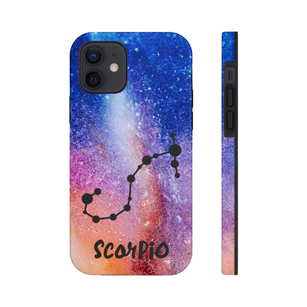 Scorpio Zodiac Sign Phone Case - Puffin Lime