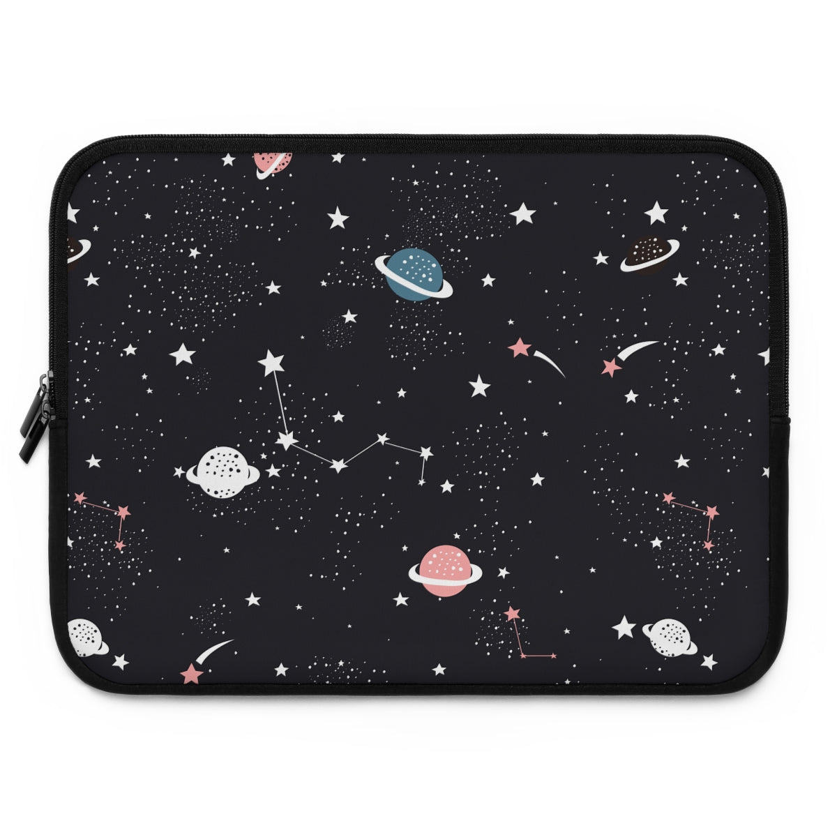 Space Galaxy Laptop Sleeve - Puffin Lime