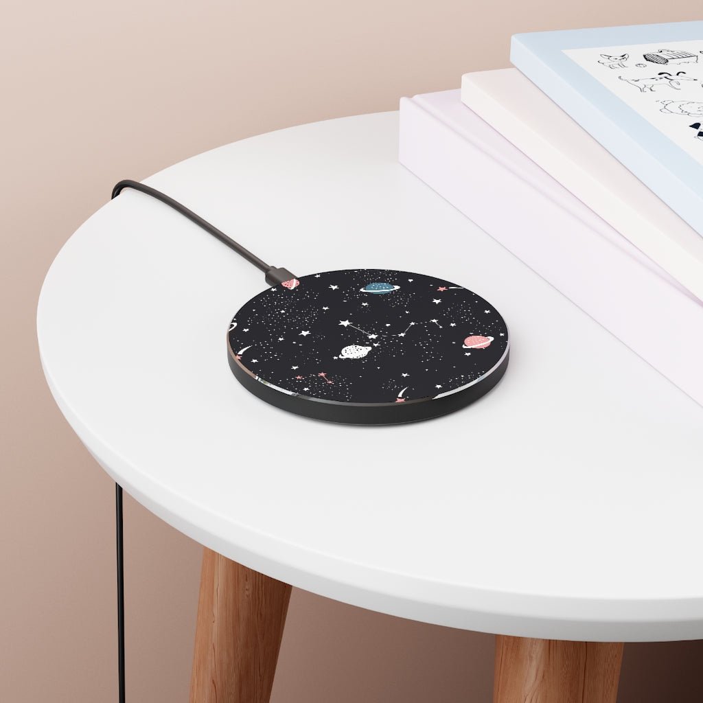 Space Galaxy Wireless Charger - Puffin Lime