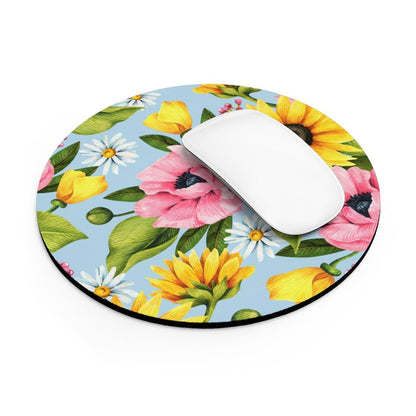 Sunflowers Mouse Pad - Puffin Lime