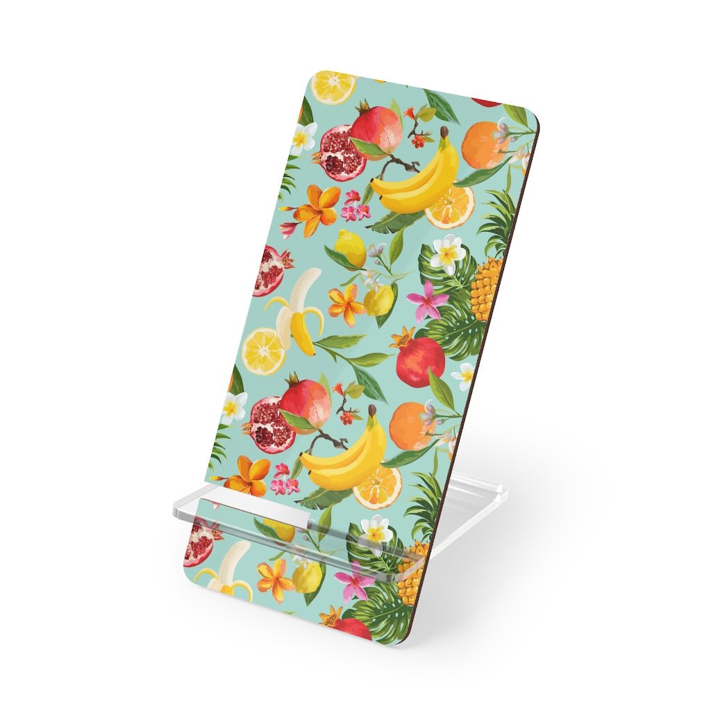 Tropical Fruits Mobile Display Stand for Smartphones - Puffin Lime