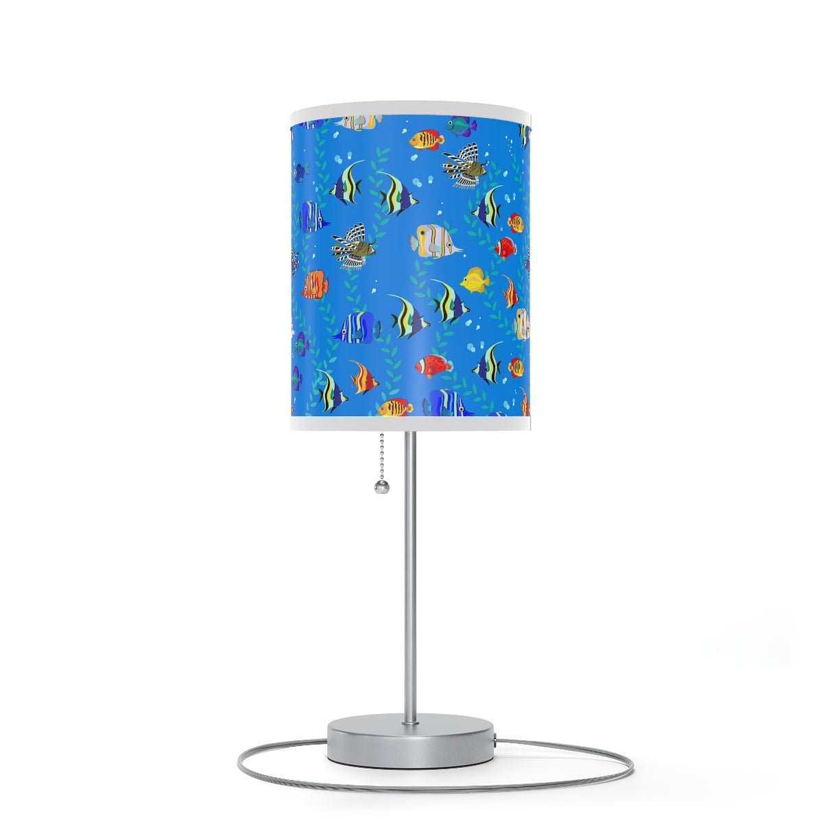 Underwater Life Table Lamp - Puffin Lime