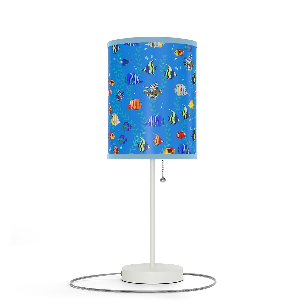 Underwater Life Table Lamp - Puffin Lime