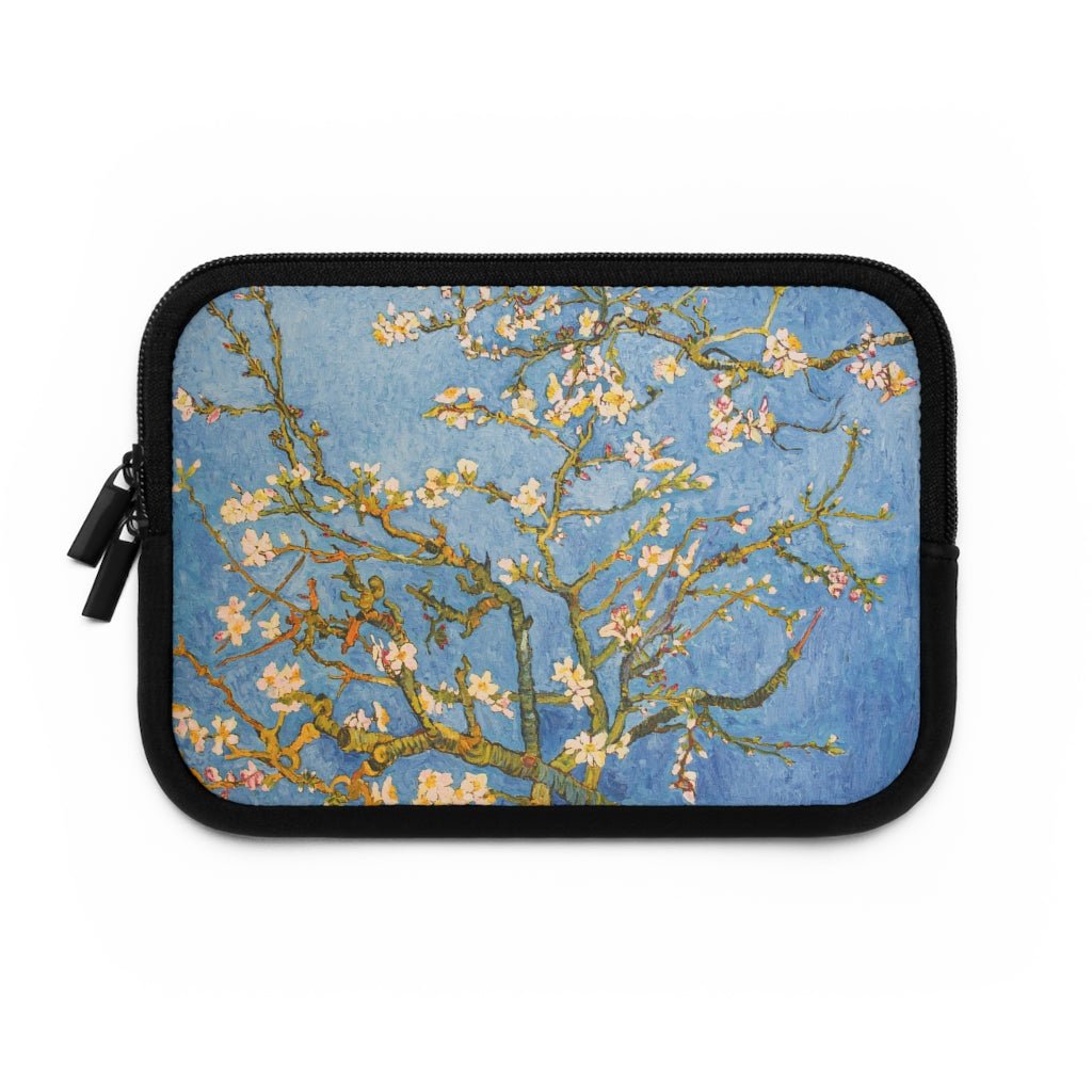 Van Gogh Blossoming Almond Tree Laptop Sleeve - Puffin Lime