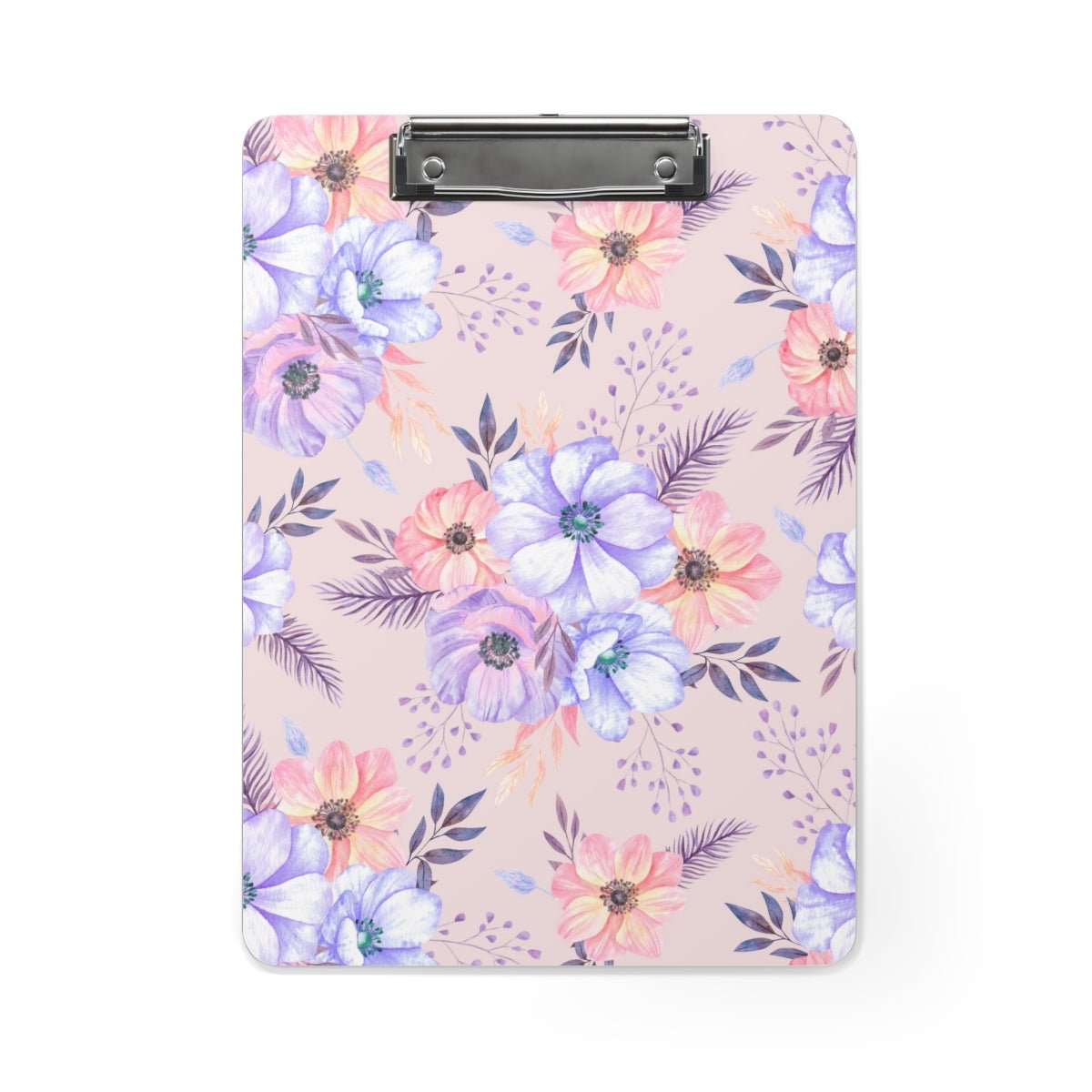 Very Peri Anemones Clipboard - Puffin Lime
