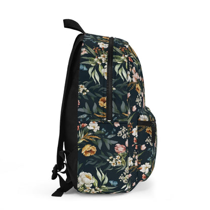 Watercolor Flowers Backpack - Puffin Lime