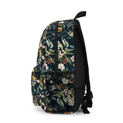 Watercolor Flowers Backpack - Puffin Lime