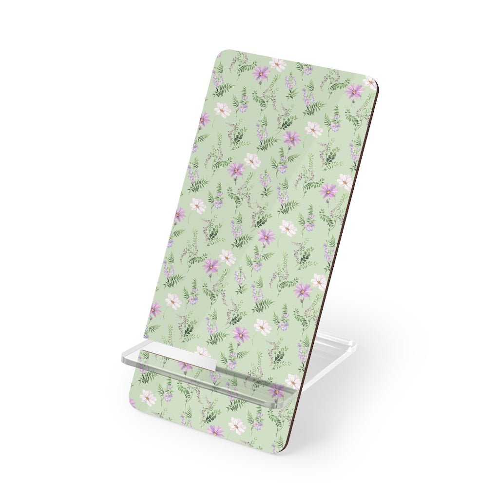 Wild Flowers Mobile Display Stand for Smartphones - Puffin Lime