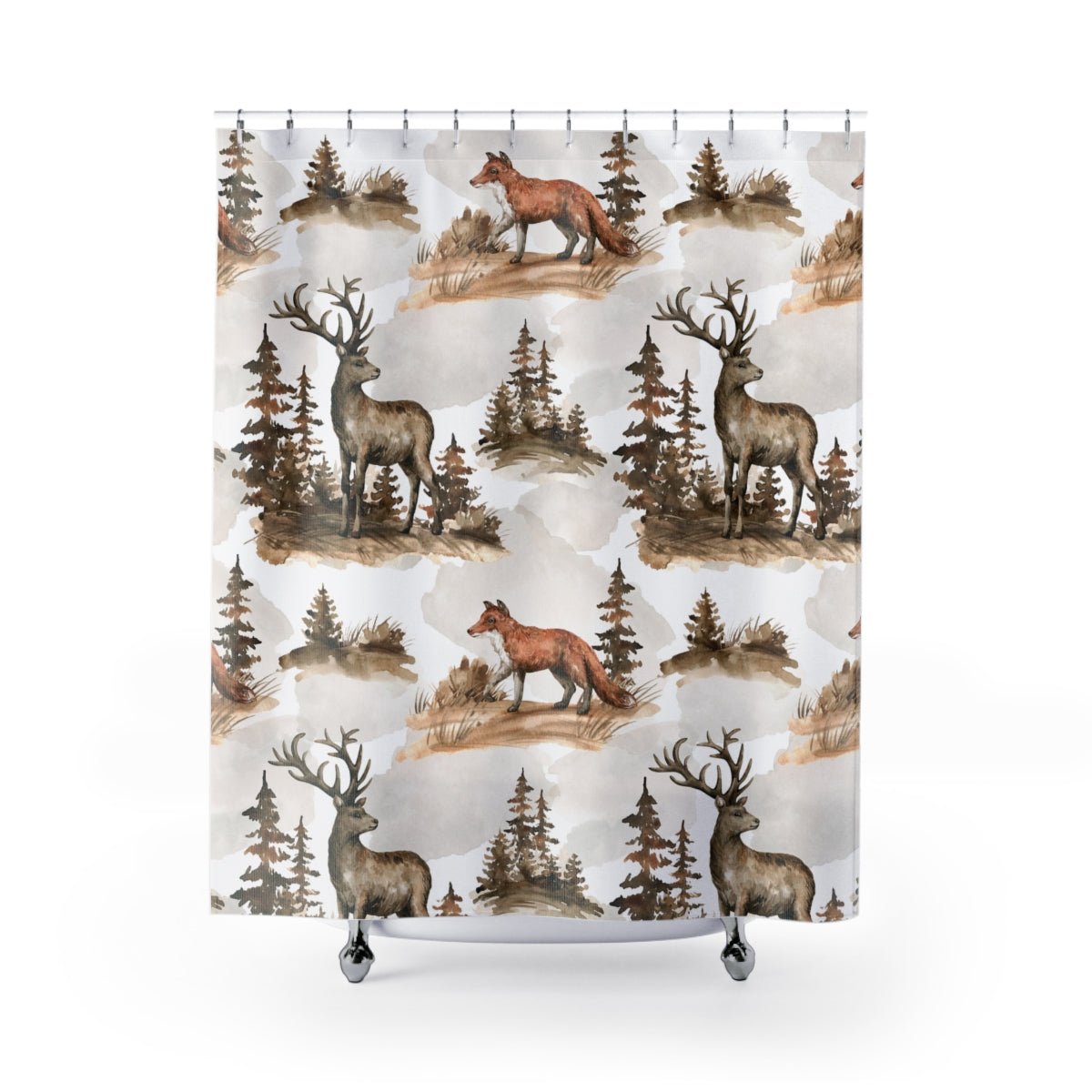 Wildlife Shower Curtains - Puffin Lime