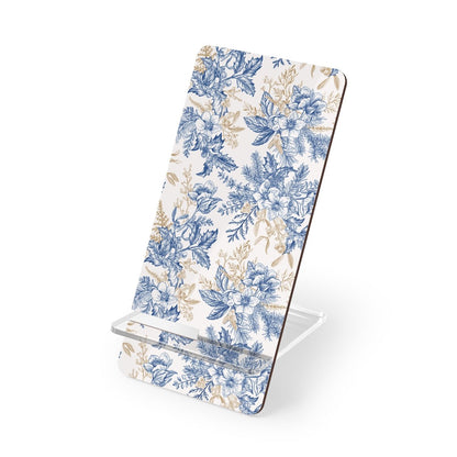 Winter Hellebore Flowers Mobile Display Stand for Smartphones - Puffin Lime