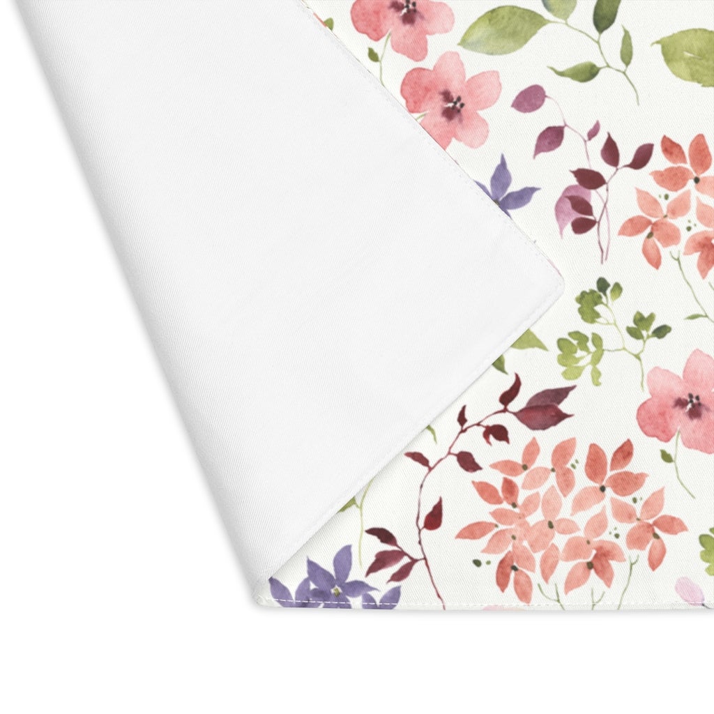 Yellow and Pink Roses Placemat - Puffin Lime